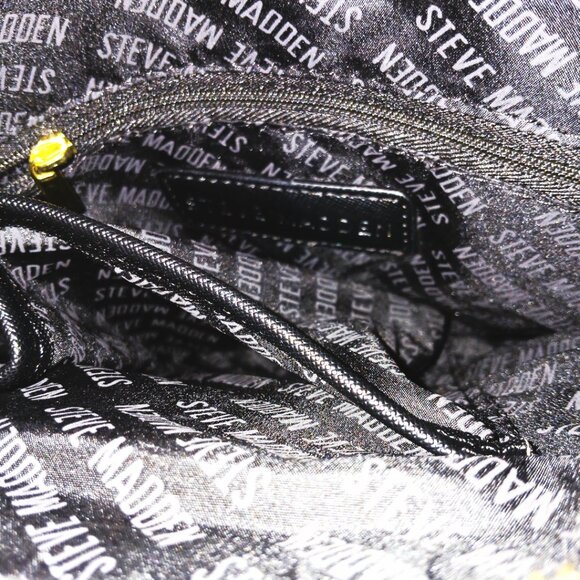 STEVE MADDEN Pink Logo Designer Leather Shoulder Bag - Picture 5 of 5